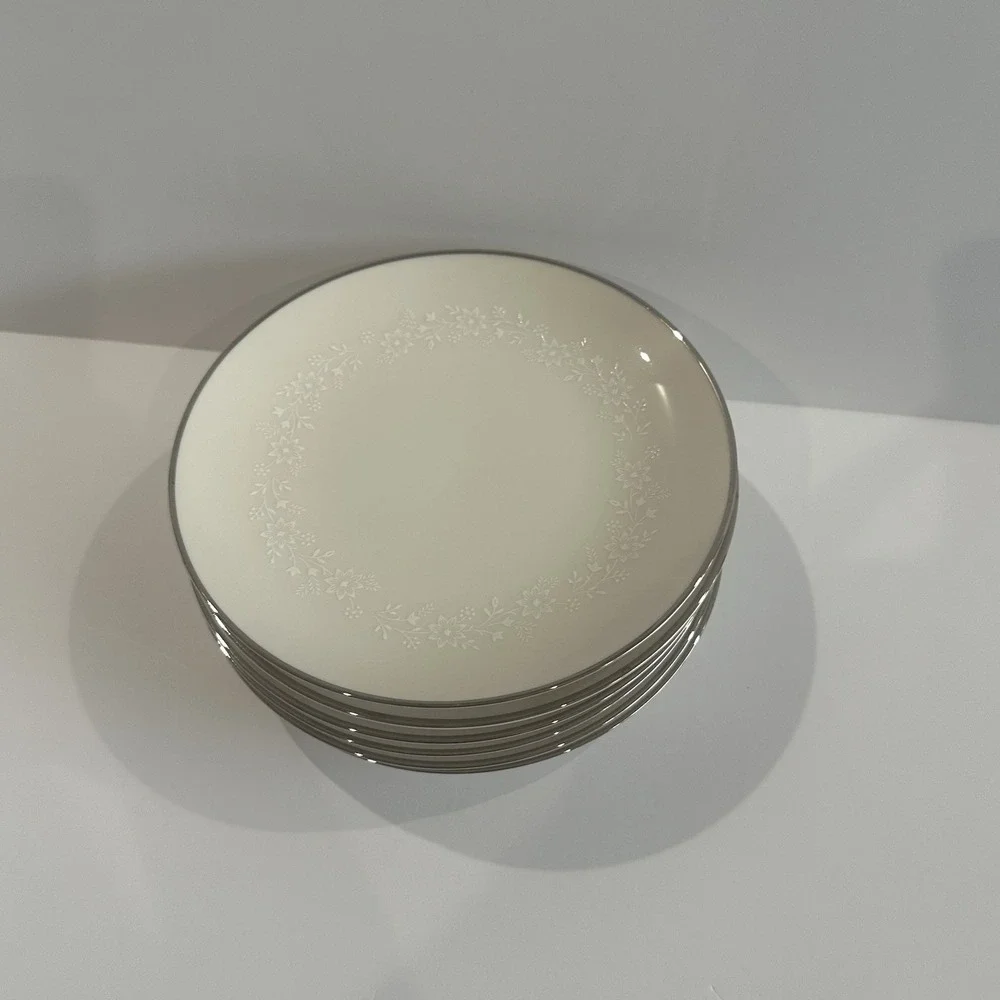 Set of 6 Noritake MONTBLANC Ivory China 6 1/4
